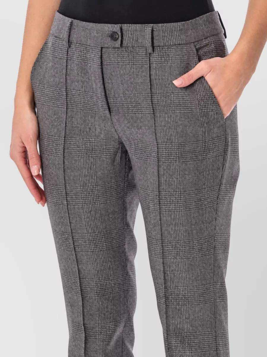 The Attico Checked Tailored Trousers