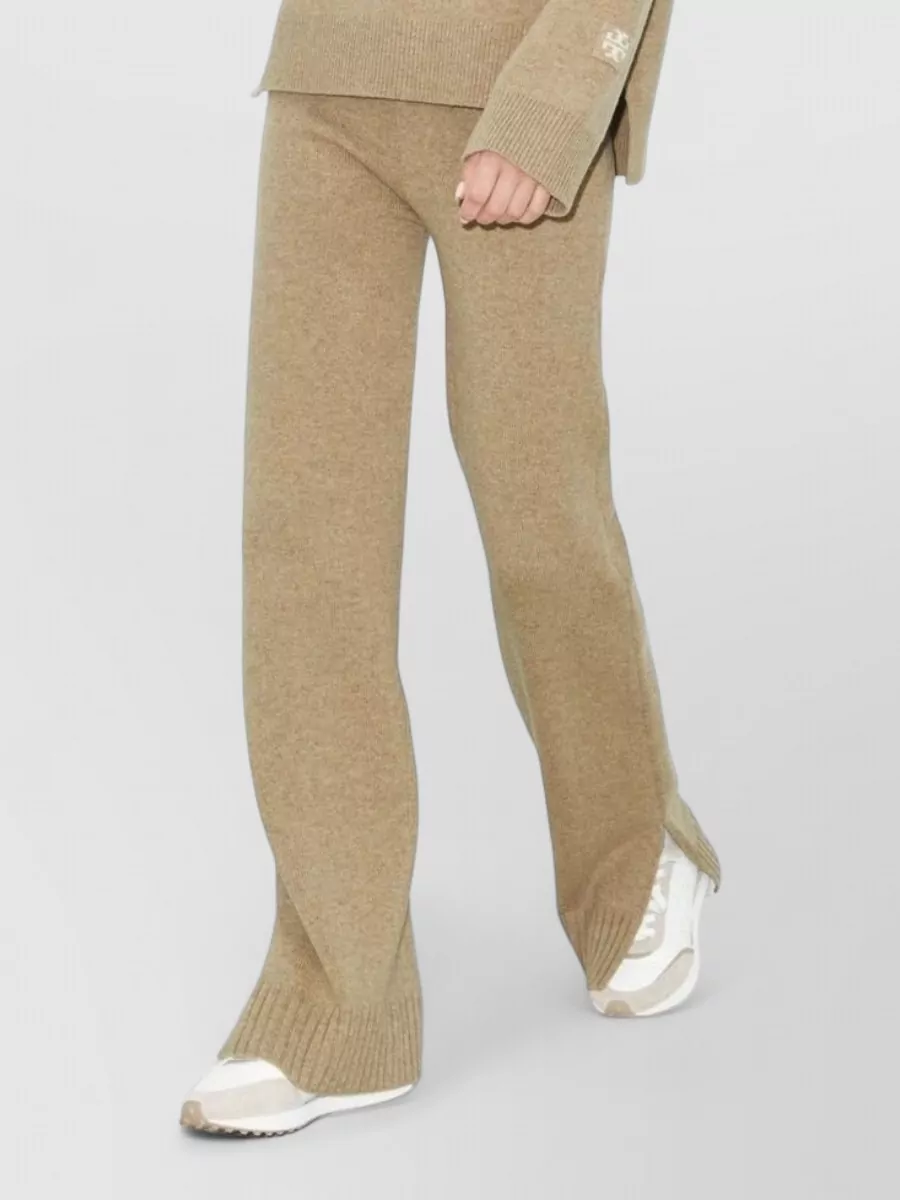 Tory Burch Wool knitted track pants