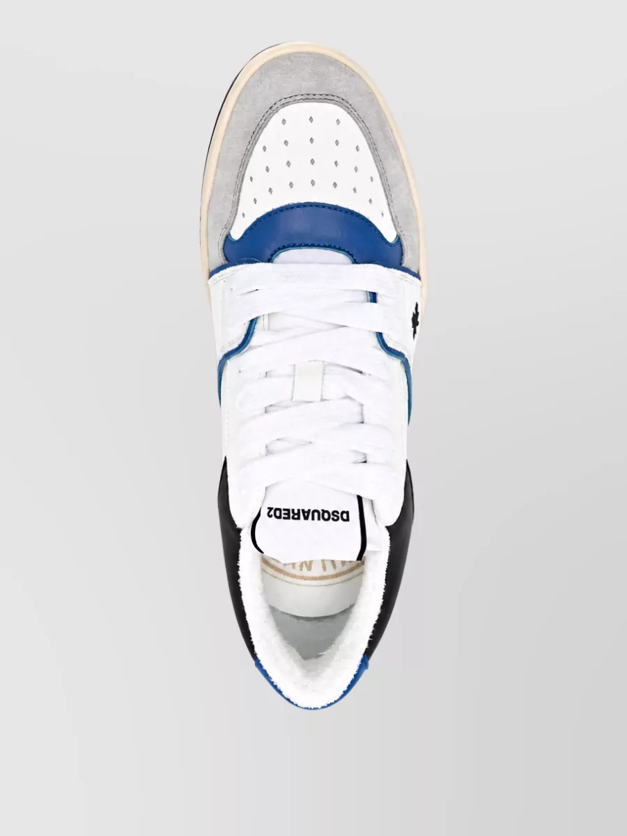 Dsquared2 Leather Low-Top Sneakers