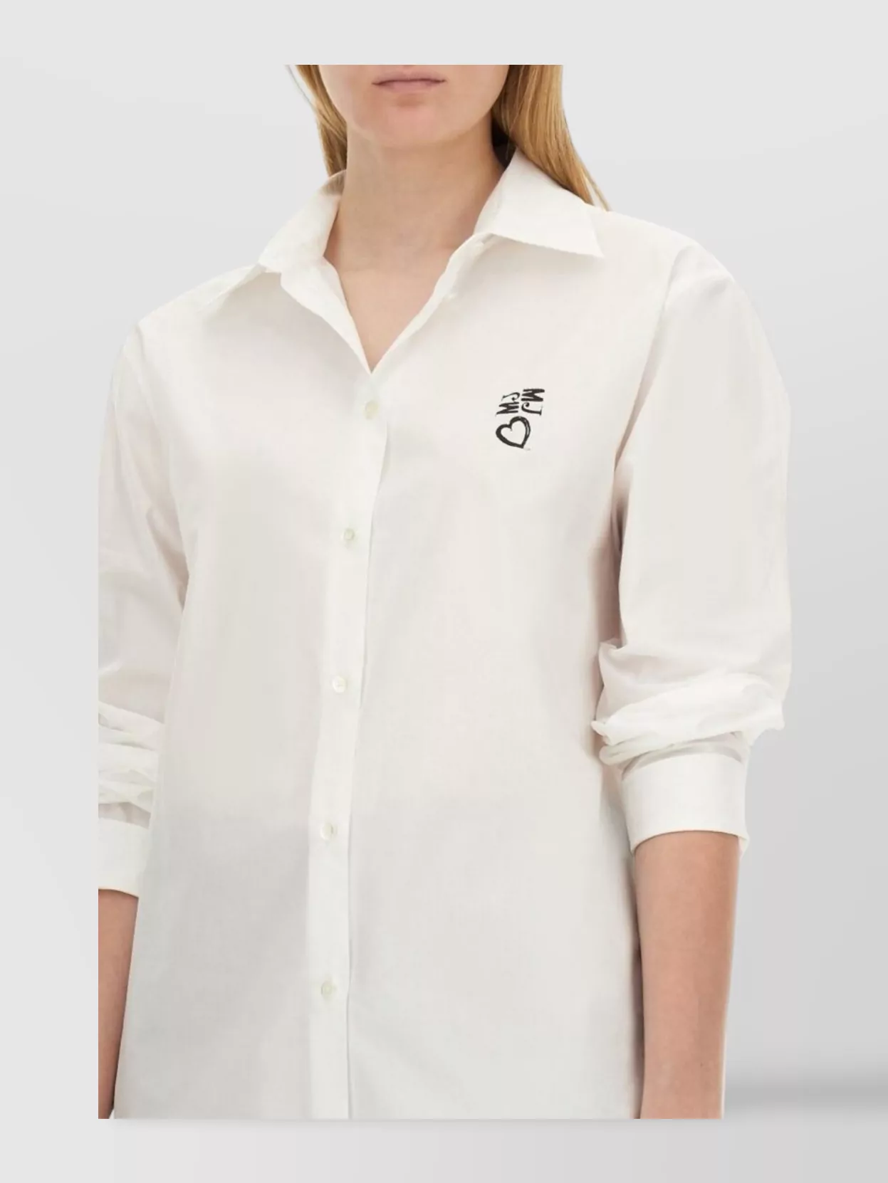Moschino Cotton Shirt With Long Sleeves And Regular Fit
