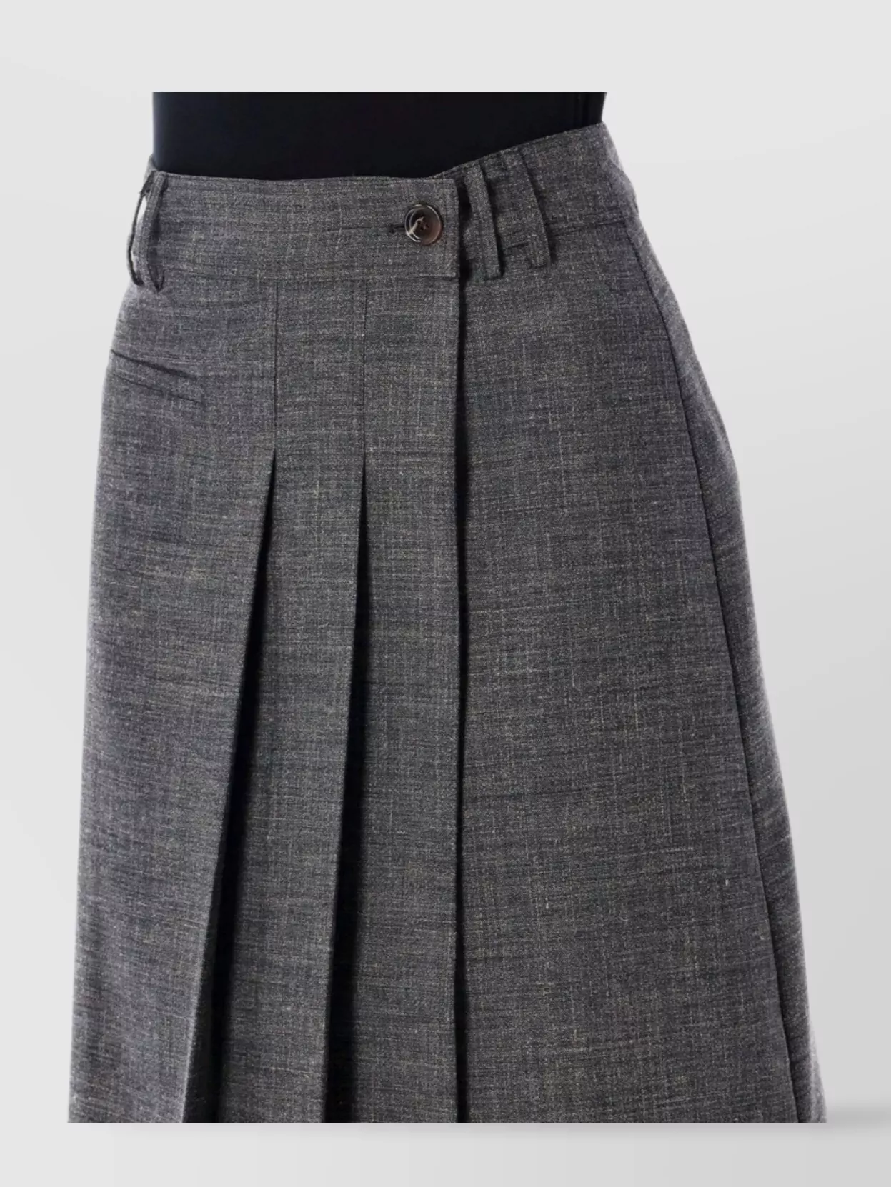Soeur High-Waisted Midi Skirt Featuring Pockets