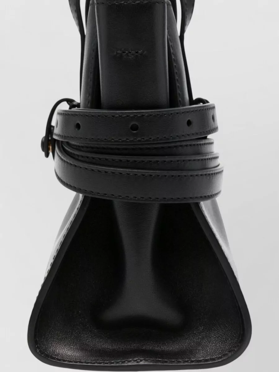 Moschino Leather Small Tote Bag