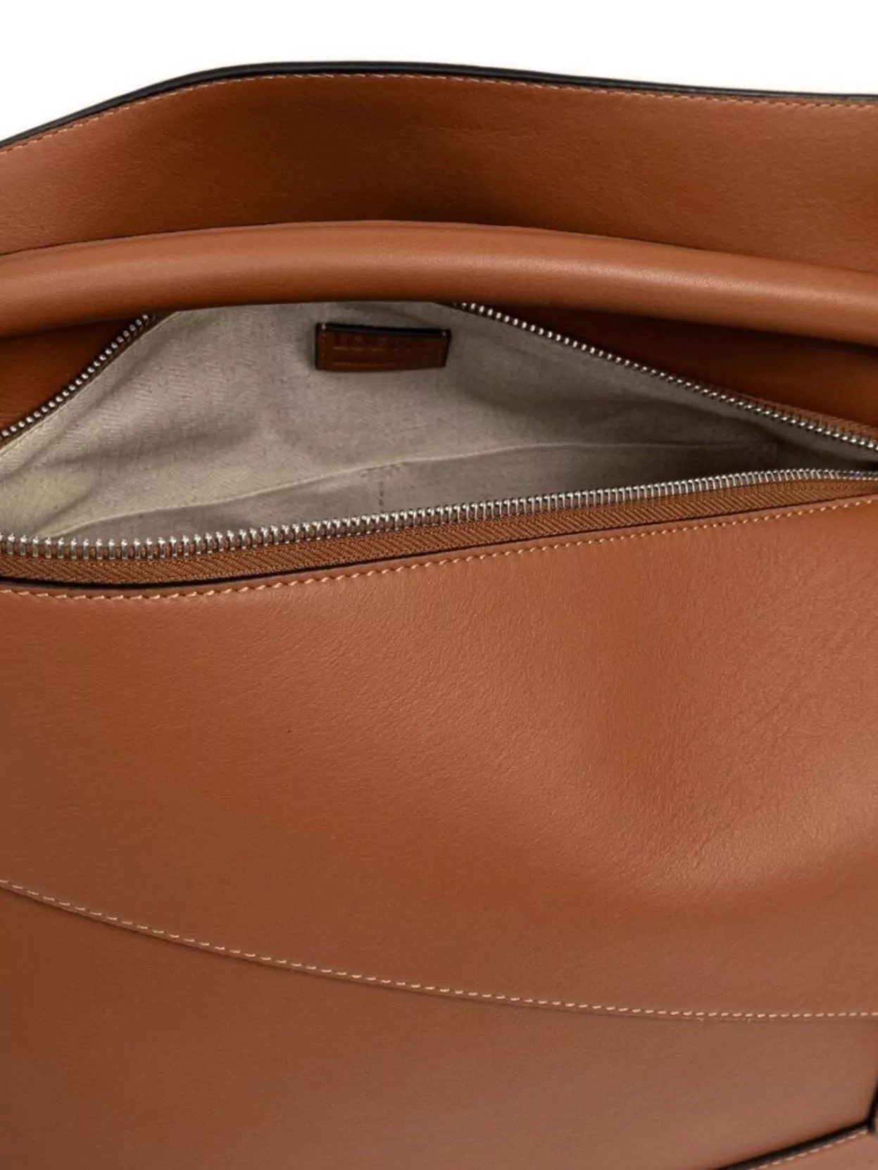 Loewe Puzzle Bag With Geometric Top Handle And Adjustable Strap