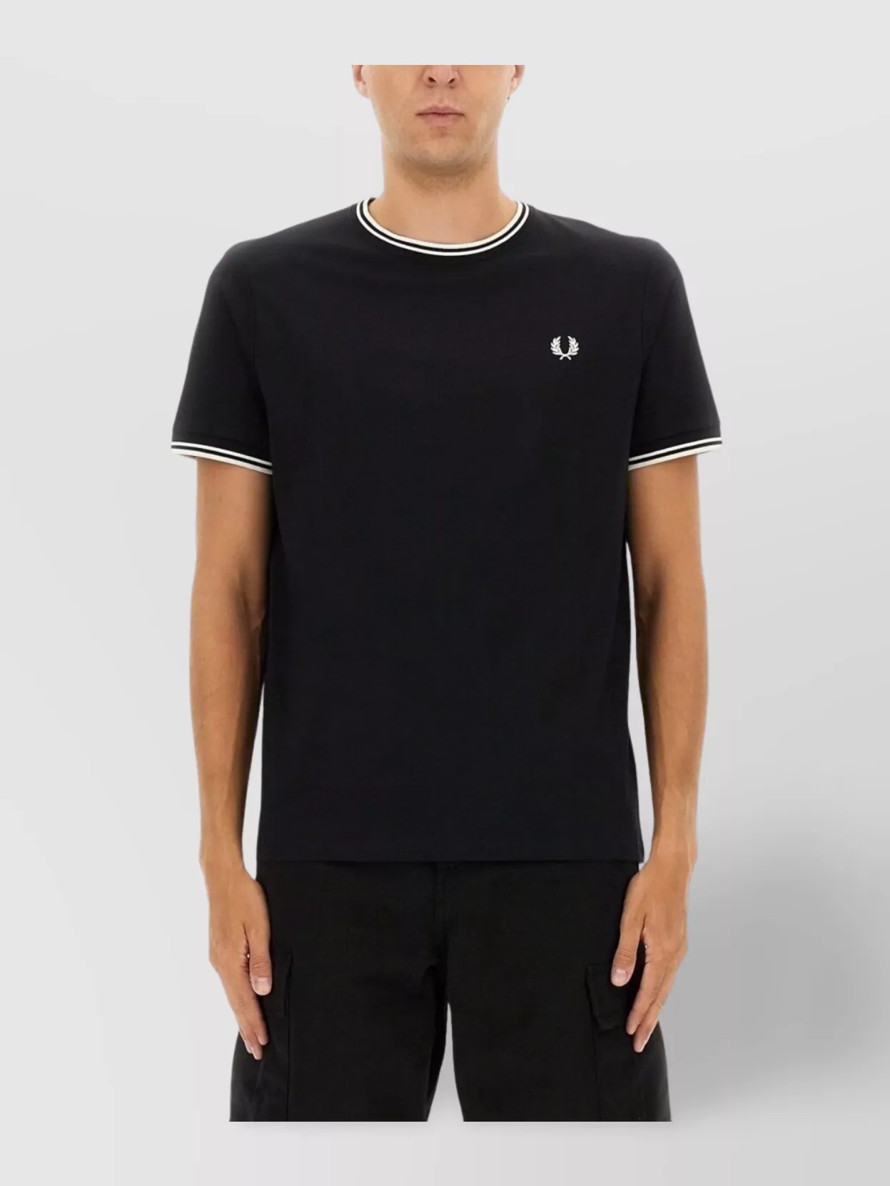 Fred Perry Short Sleeve Crew Neck T-Shirt With Contrast Trim