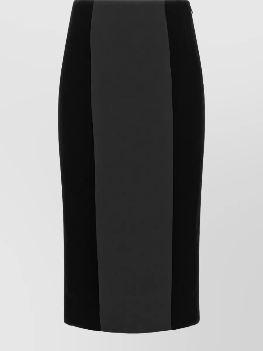 Jacquemus Wool High-Rise Godet Midi Pencil Skirt