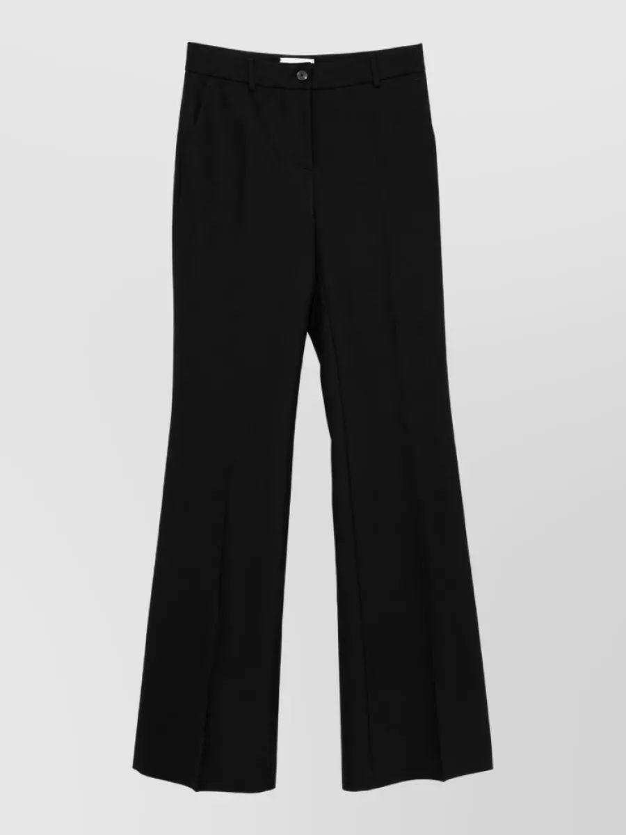 Via Masini 80 Flared-Leg Suit Trousers