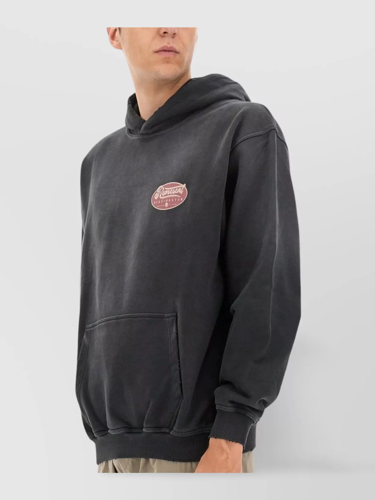Represent British Hooded Sweatshirt With Kangaroo Pocket