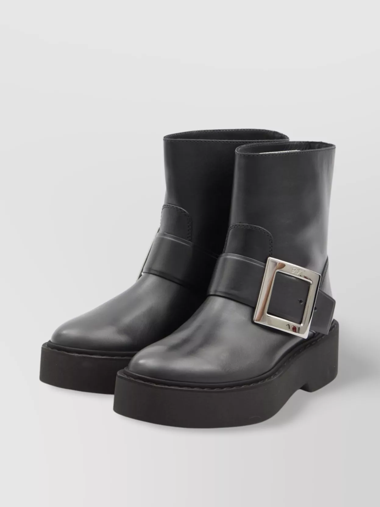 Roger Vivier Viv Rangers High Biker Booties