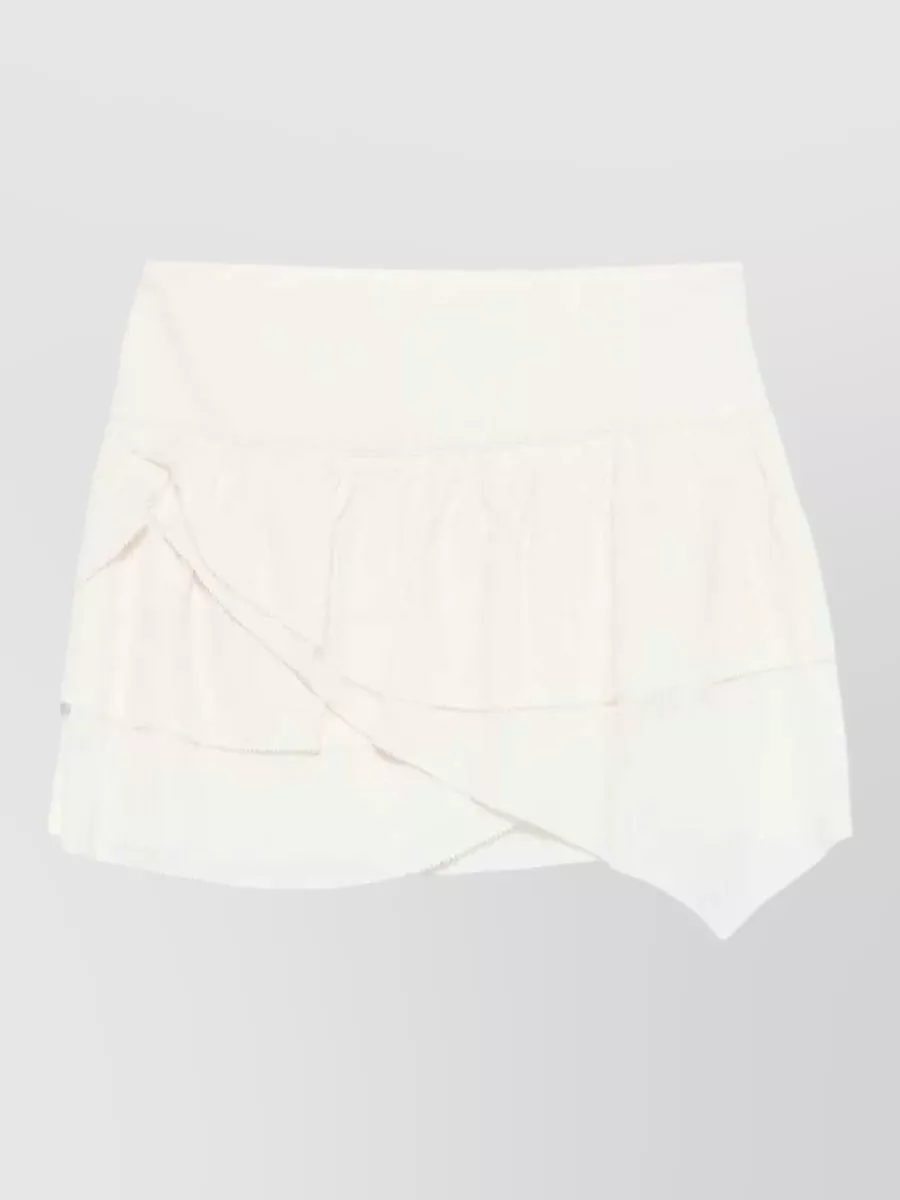 Isabel Marant Etoile Asymmetric ruffled midi skirt