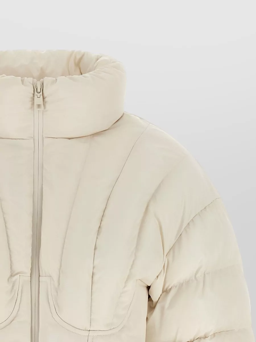 Elisabetta Franchi Quilted Down Parka Coat