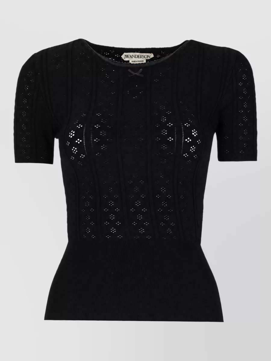 Jw Anderson Pointelle Knitted Top