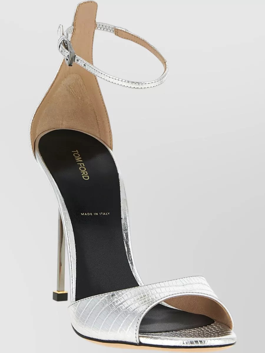 Tom Ford Tejus Sandals Open Toe Textured Finish
