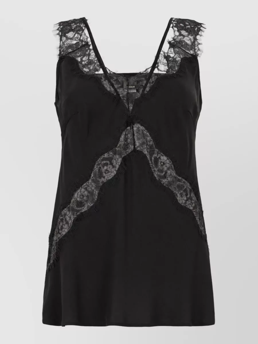 Pinko Lace Trim Camisole Top