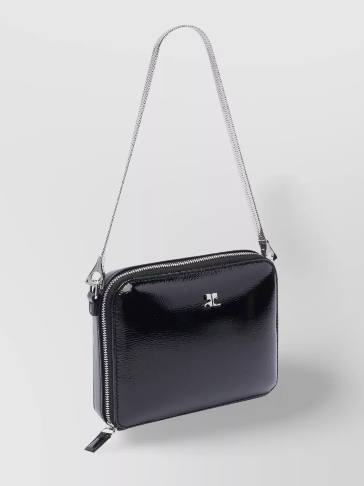 COURRÈGES CLOUD CHAINED SHOULDER BAG