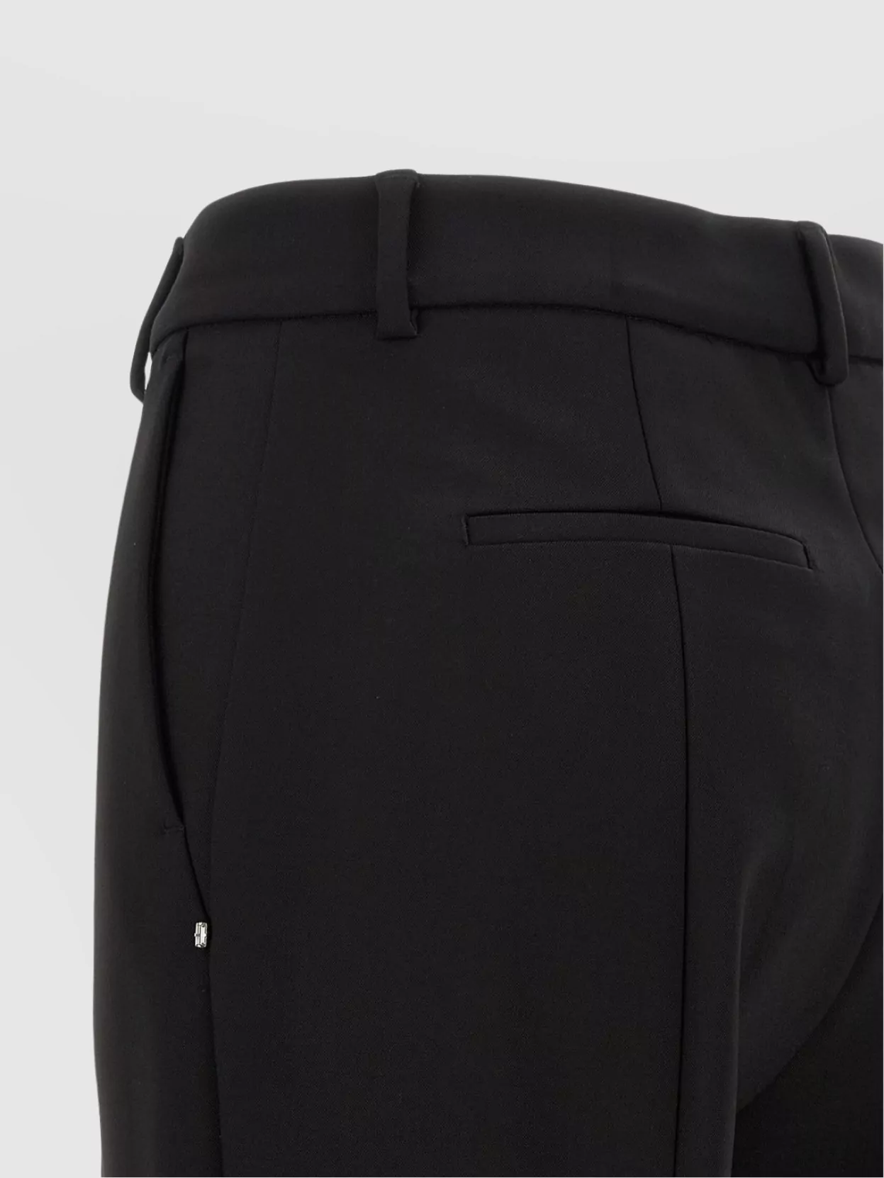 Sportmax Trousers Featuring Back And Side Pockets In Black