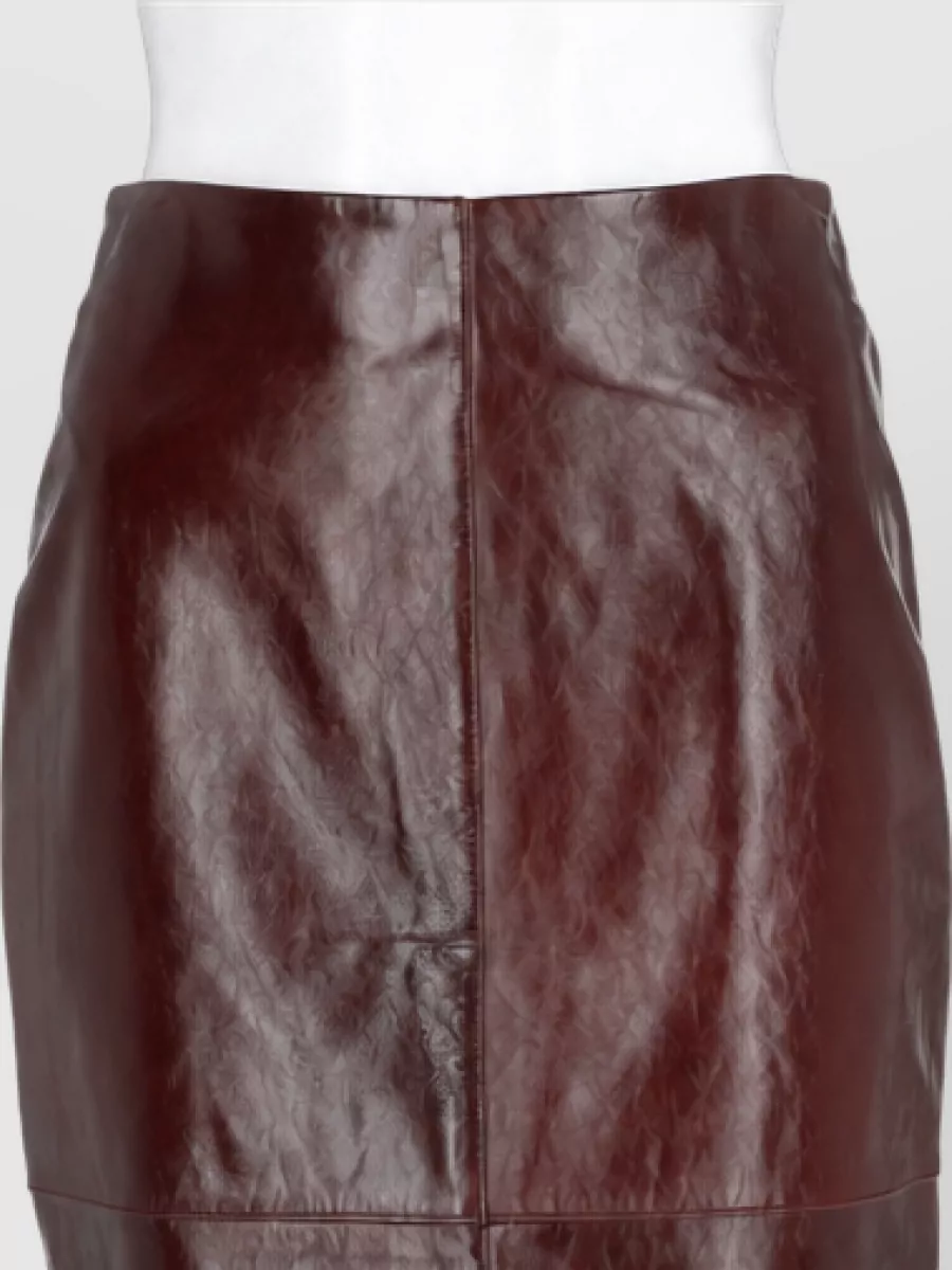 Sportmax Leather Pencil Skirt
