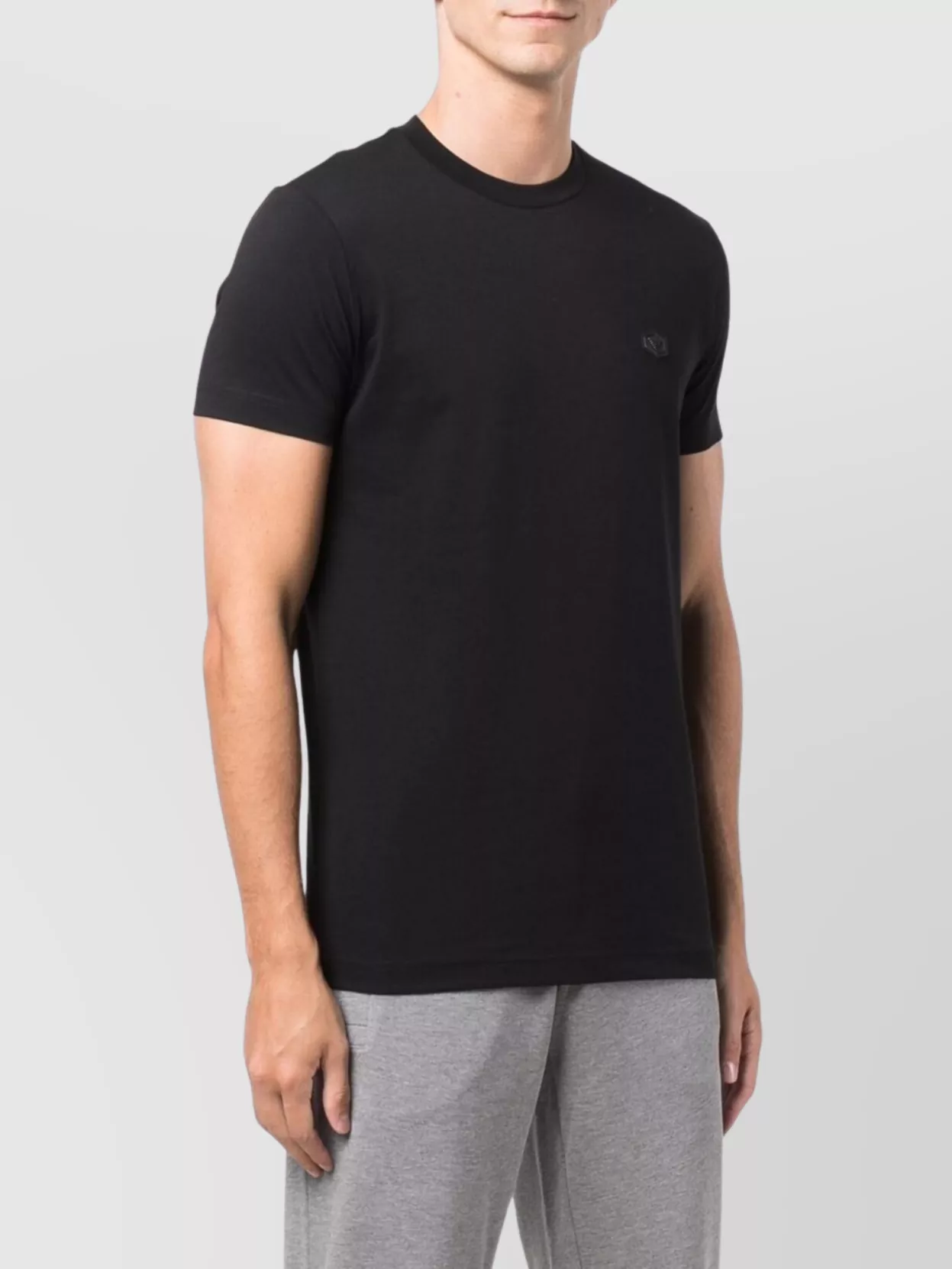 Emporio Armani Logo Cotton Round Neck T-Shirt