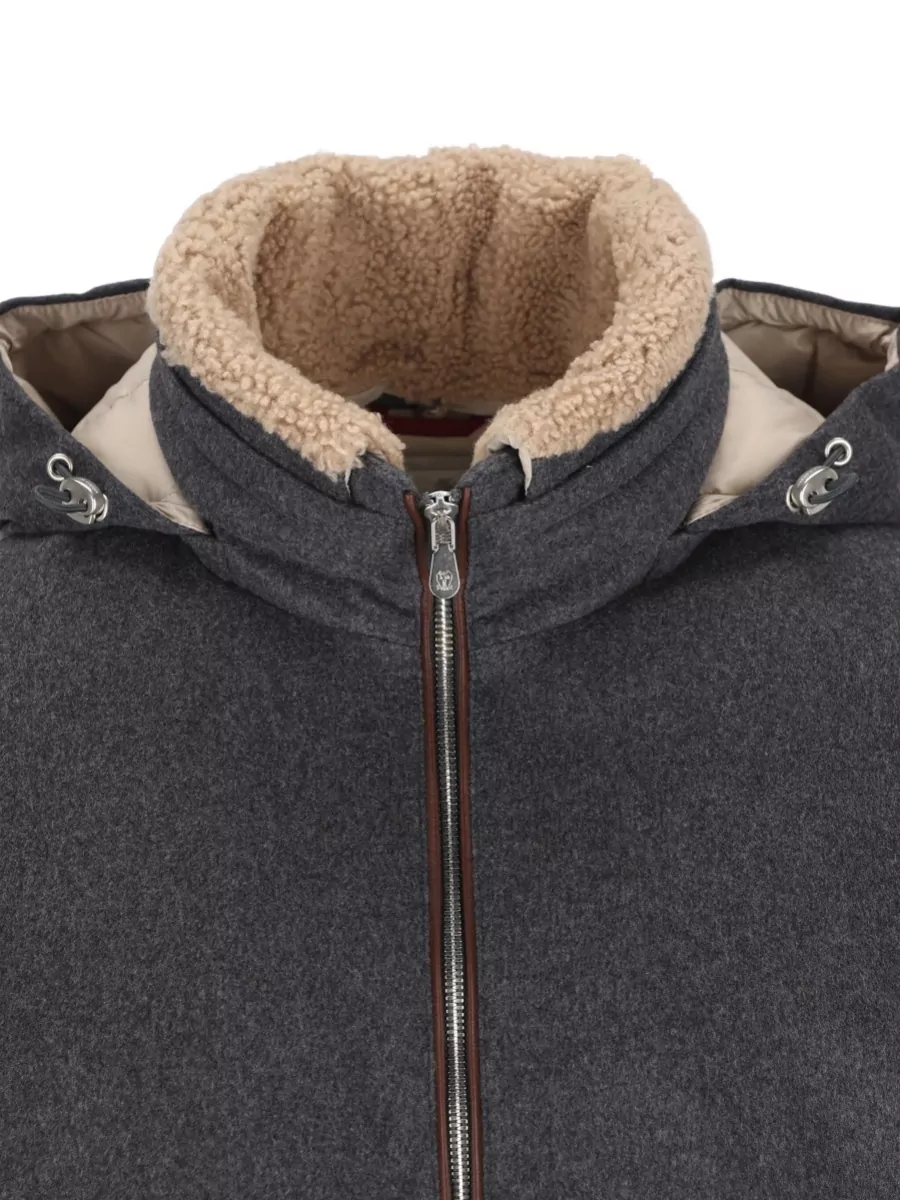 Brunello Cucinelli Wool Padded Coat