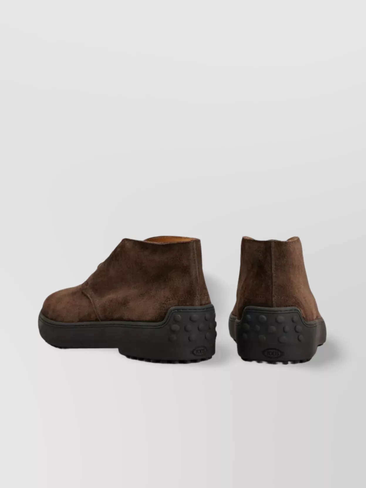 Tod's Suede Rubber Sole Desert Boots