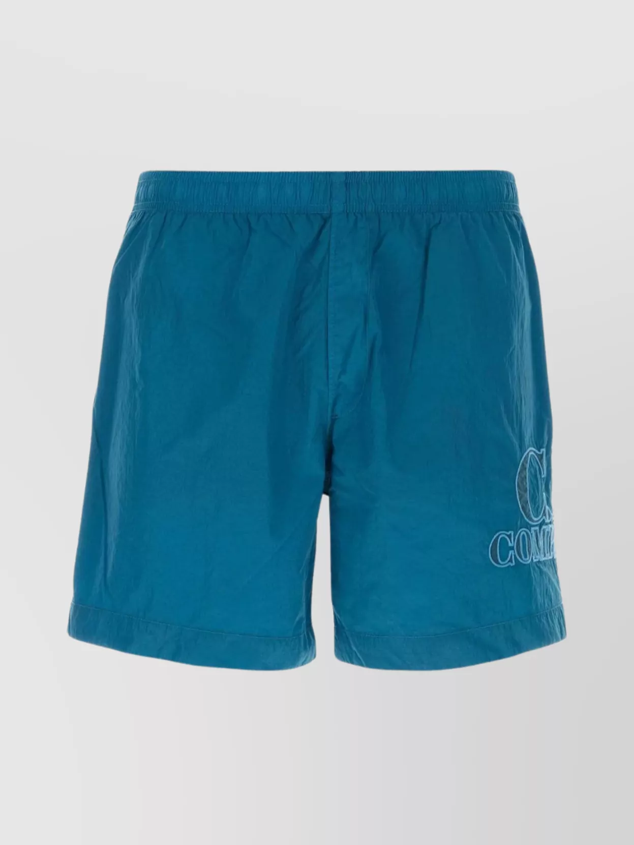 Shop C.p. Company Nylon Swimming Shorts With Back Pocket And Elasticated Waistband