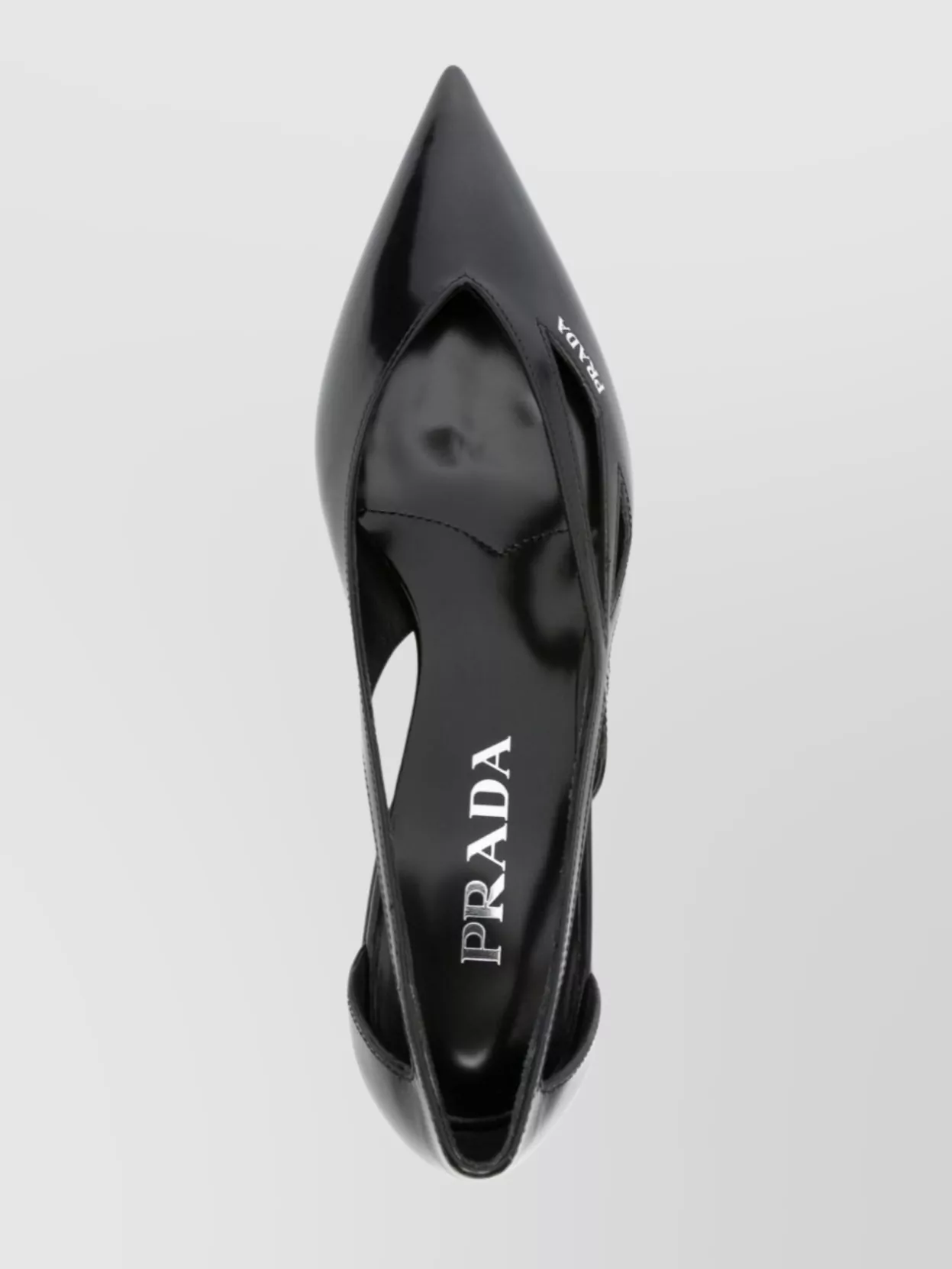 Prada Leather Cutout Block-heel Pumps In Animal Print