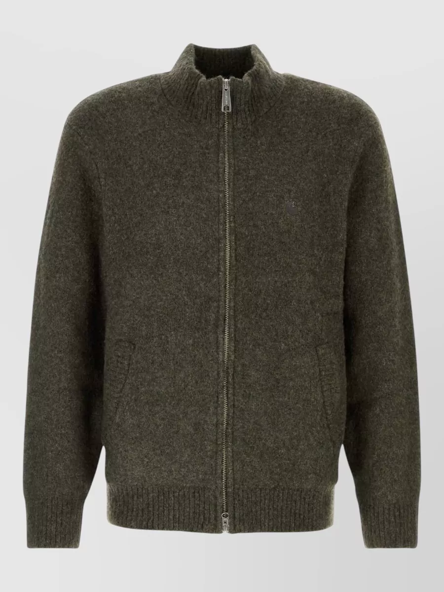 Carhartt Wip ribbed high neck knit jacket