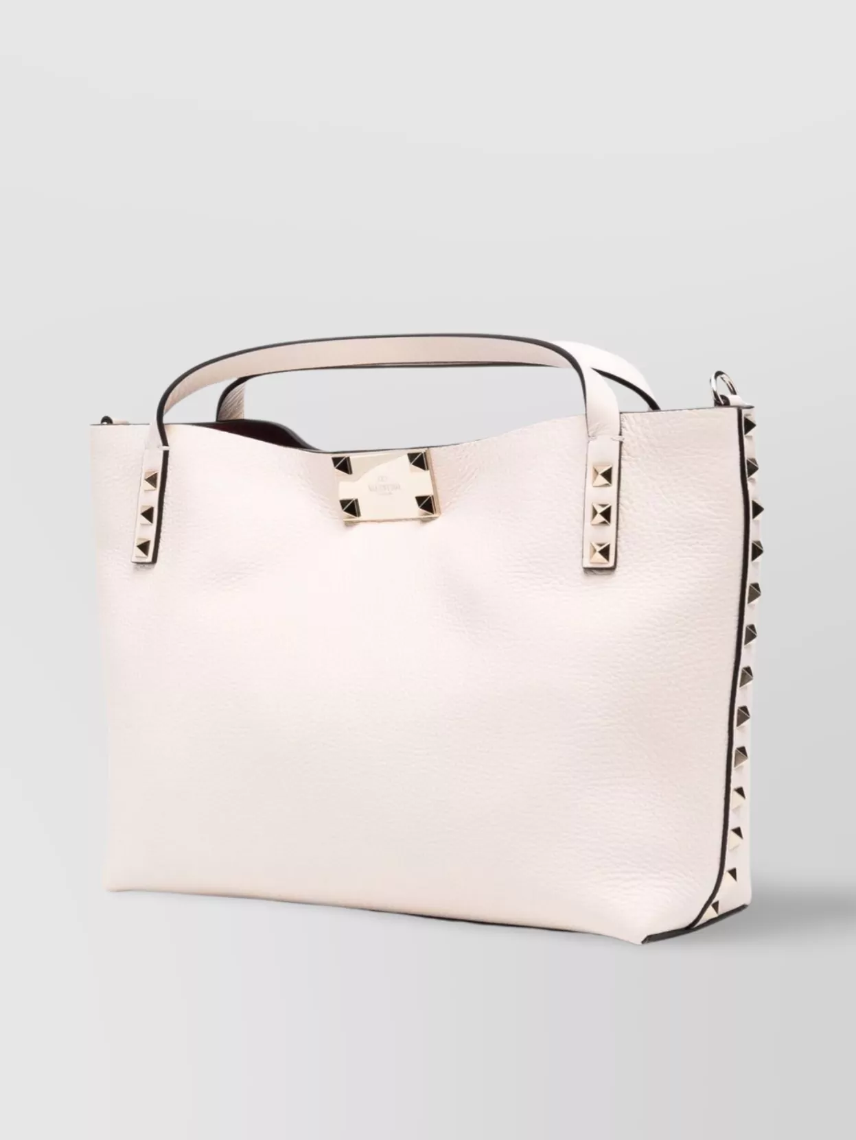 Valentino Garavani Small Leather Tote Bag With Rockstud Detailing
