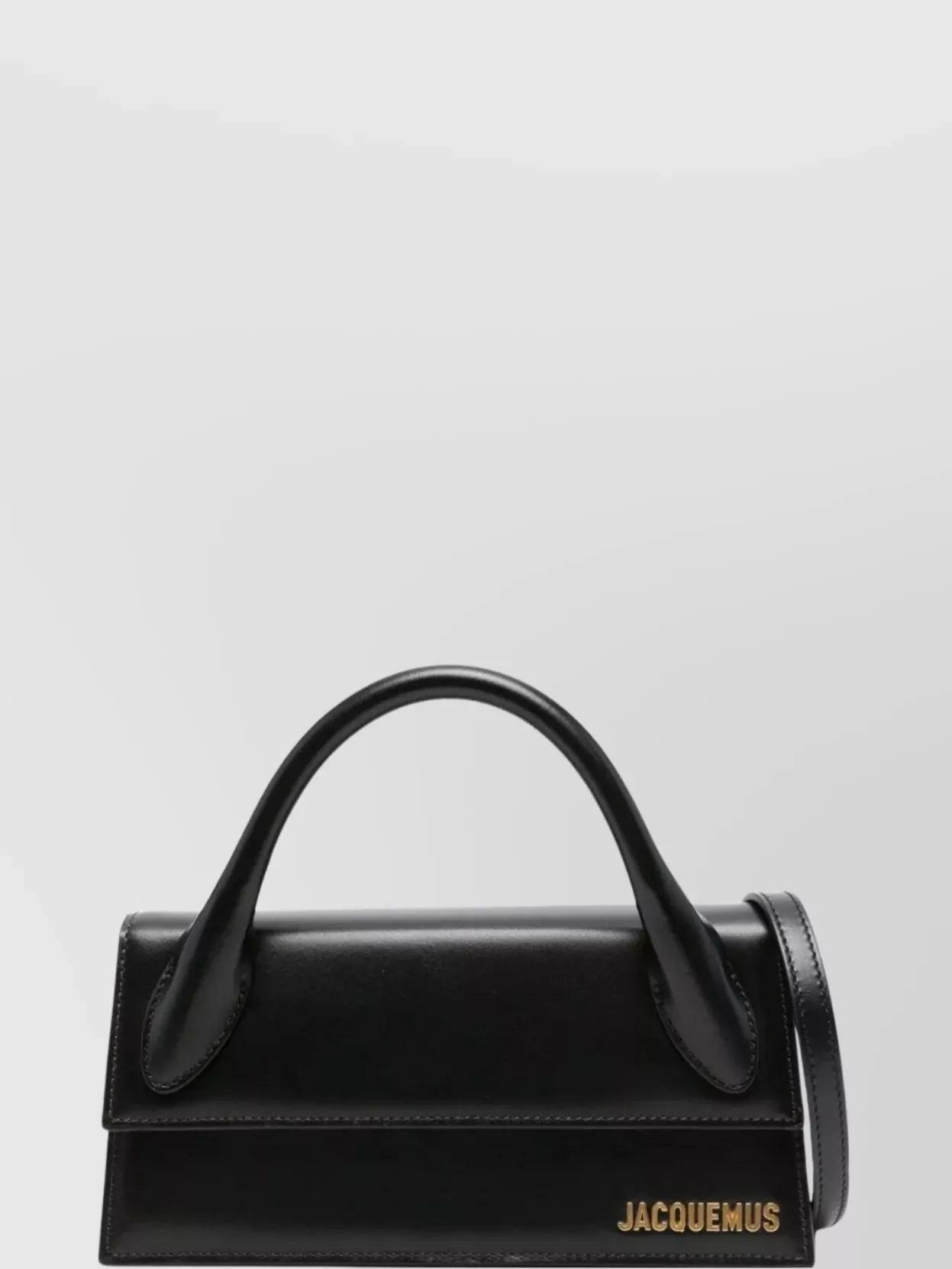 Jacquemus Shoulder Bags With Detachable Strap And Top Handle In Black