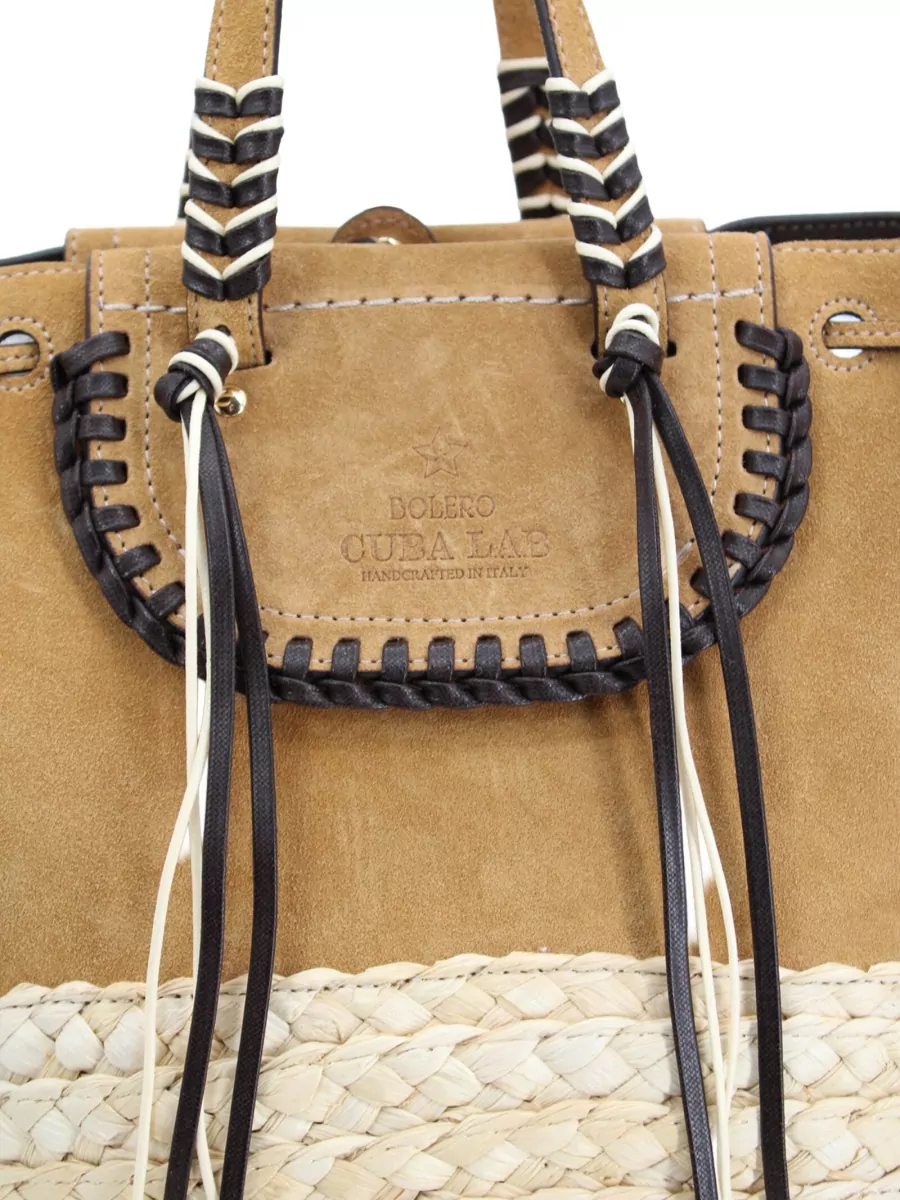 Cuba Lab Leather Tote Bag