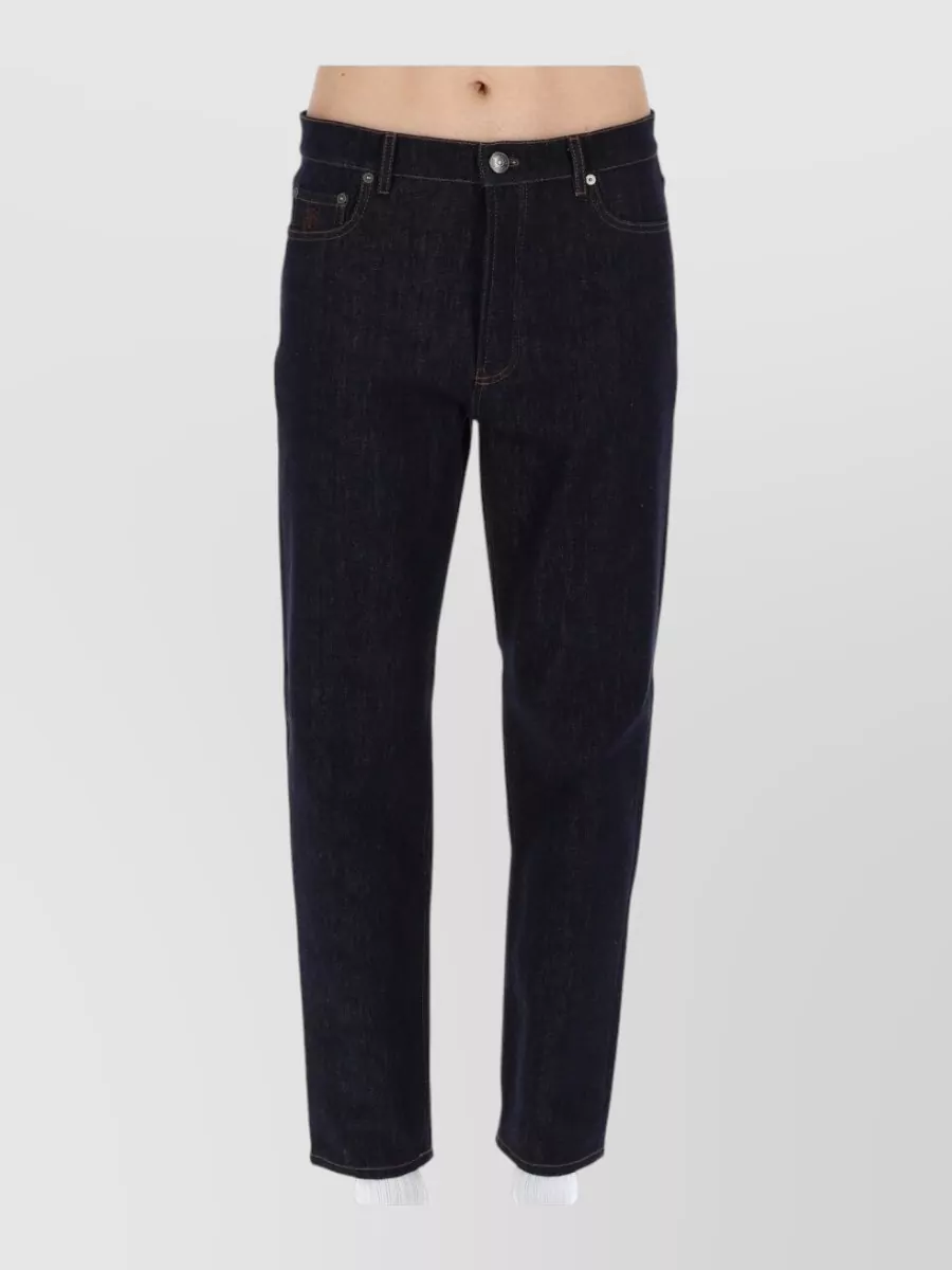 Brunello Cucinelli denim straight-leg jeans
