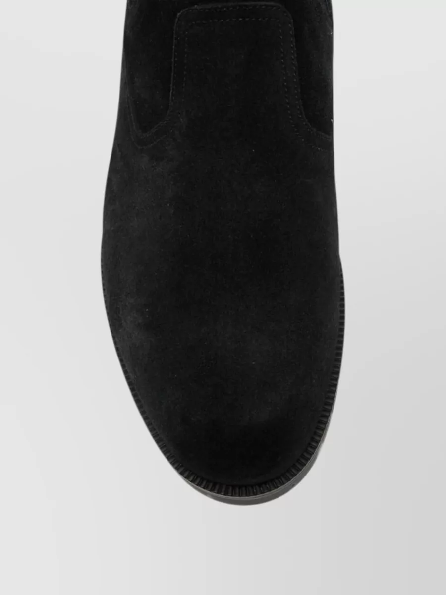 Christian Louboutin Suede Leather Chelsea Boots
