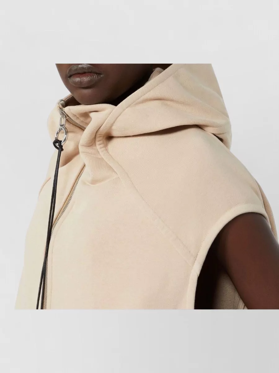 Sportmax Oversized Cotton Sweatshirt Vest