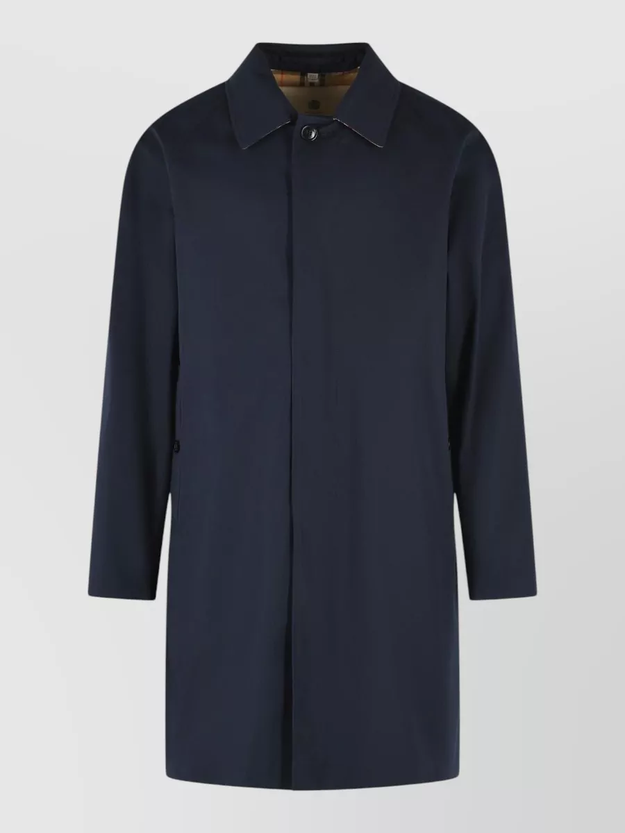 Burberry cotton midi trench coat
