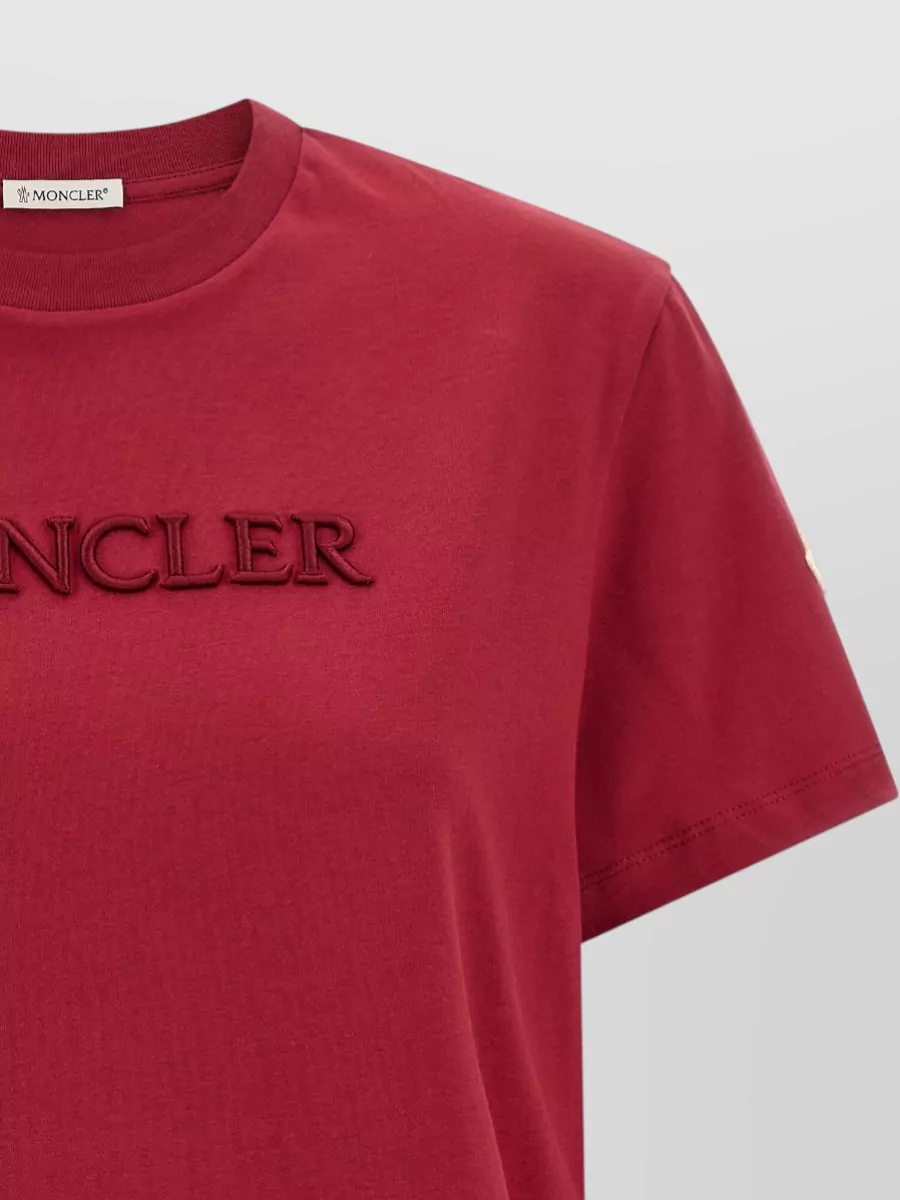 Moncler Logo Detail Crew Neck Short Sleeve T-Shirt