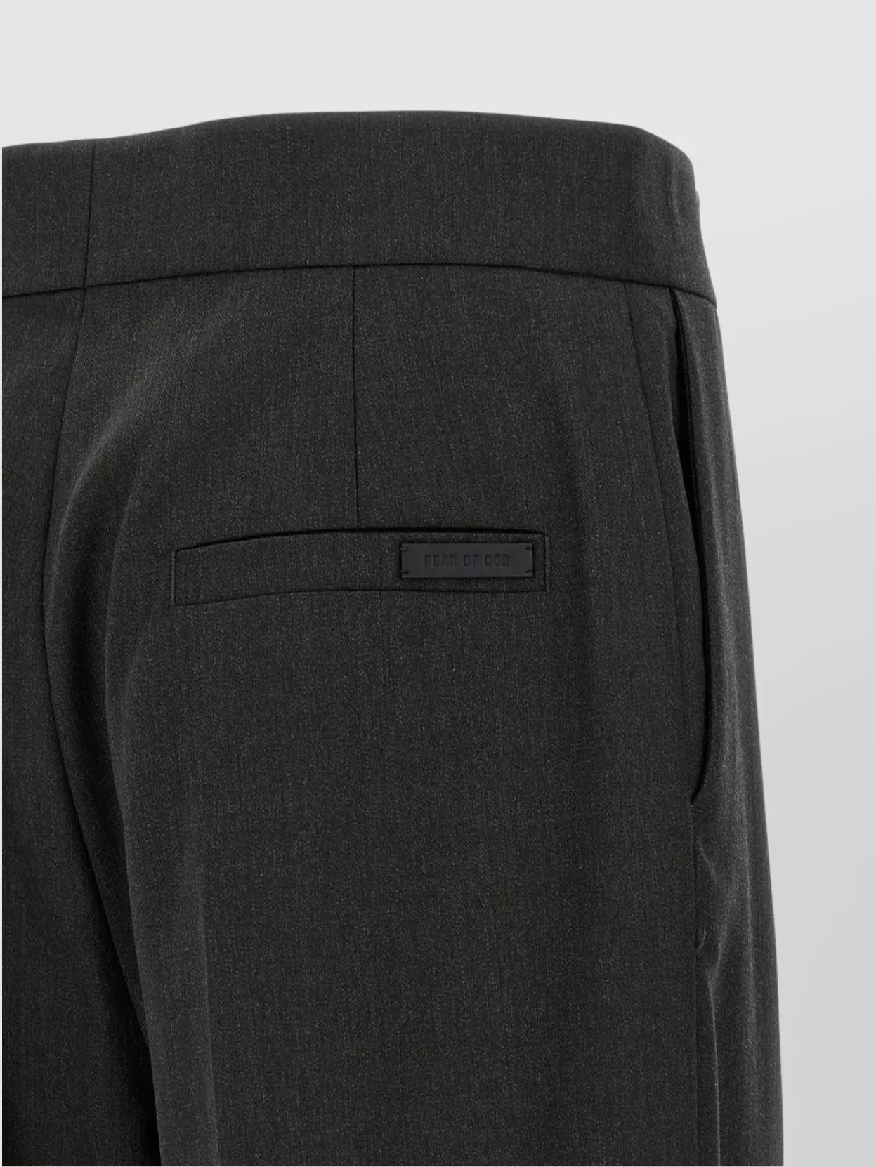 Fear Of God Wool Trousers With Pleated Front And Back Pocket