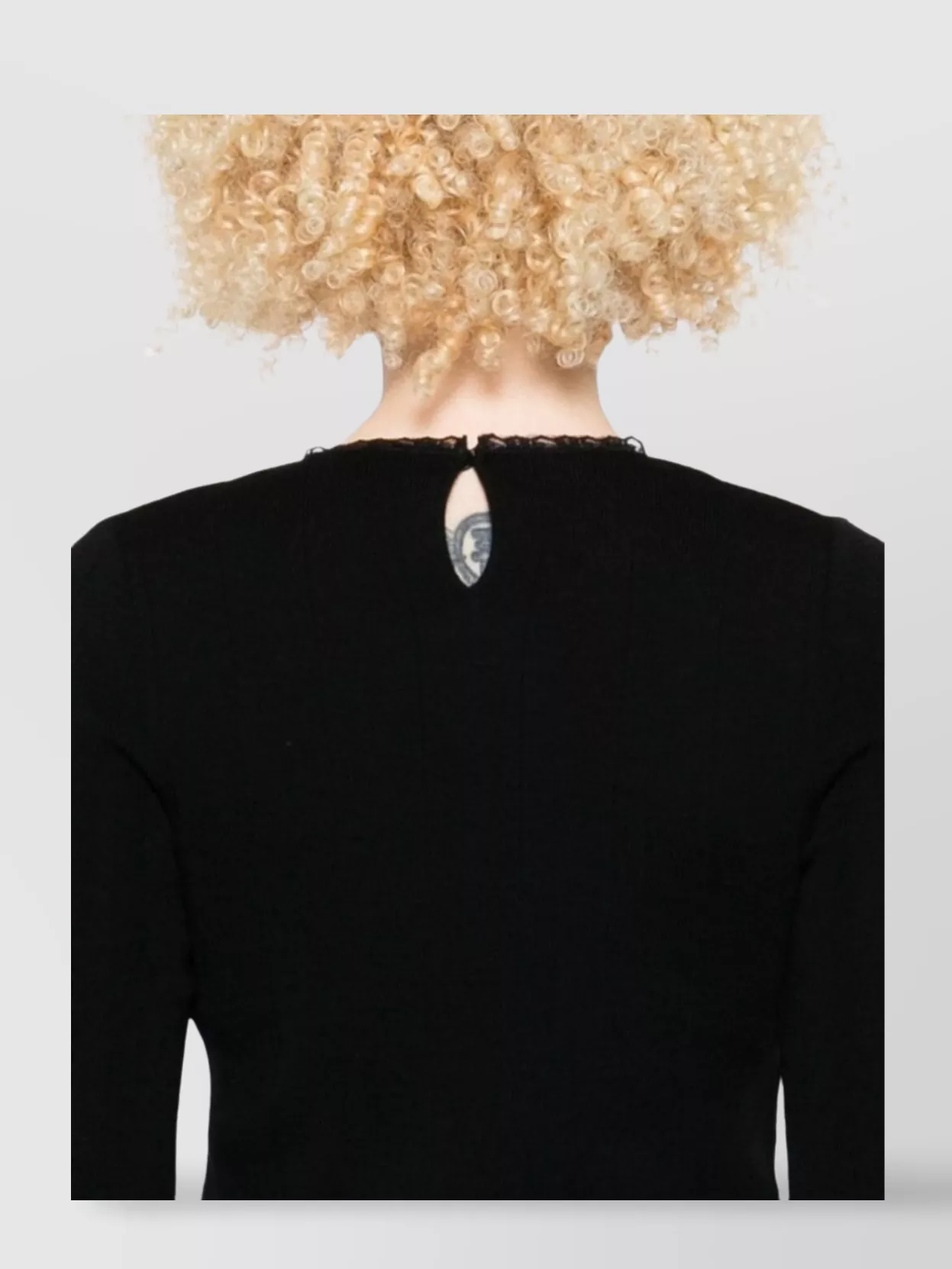 Moschino Long Sleeve Knitwear Keyhole Back