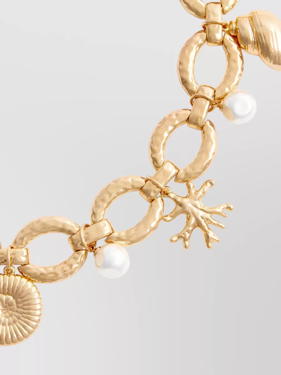 Self-Portrait Faux Pearl-Embellished Bracelet