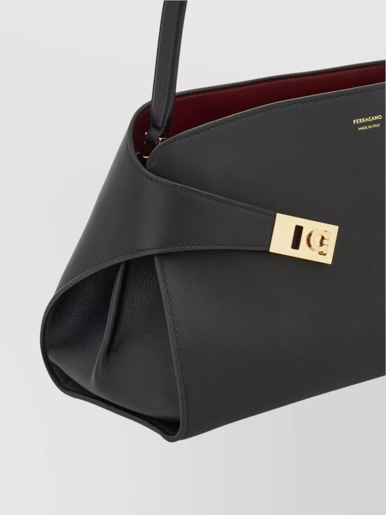 Ferragamo Soft Lines Shoulder Bag
