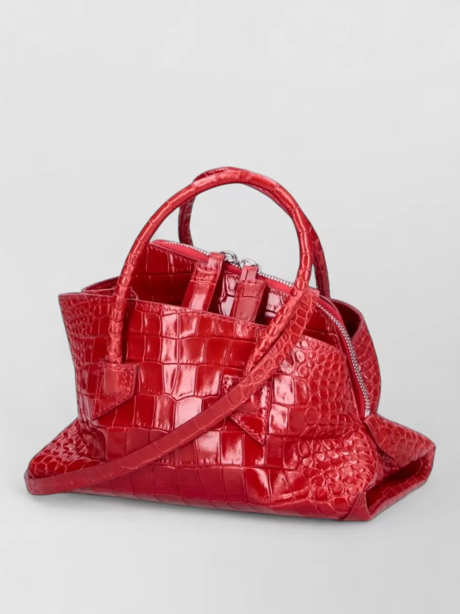 The Attico Mini Calf Leather Tote Bag