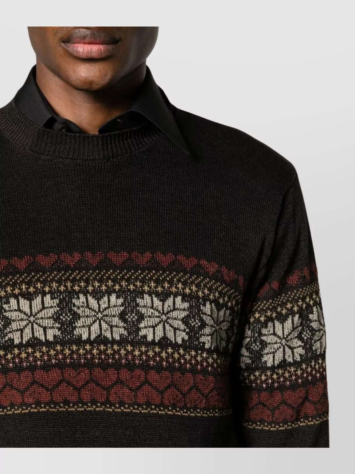 Our Legacy Base Crewneck Sweater Roundneck Patterned