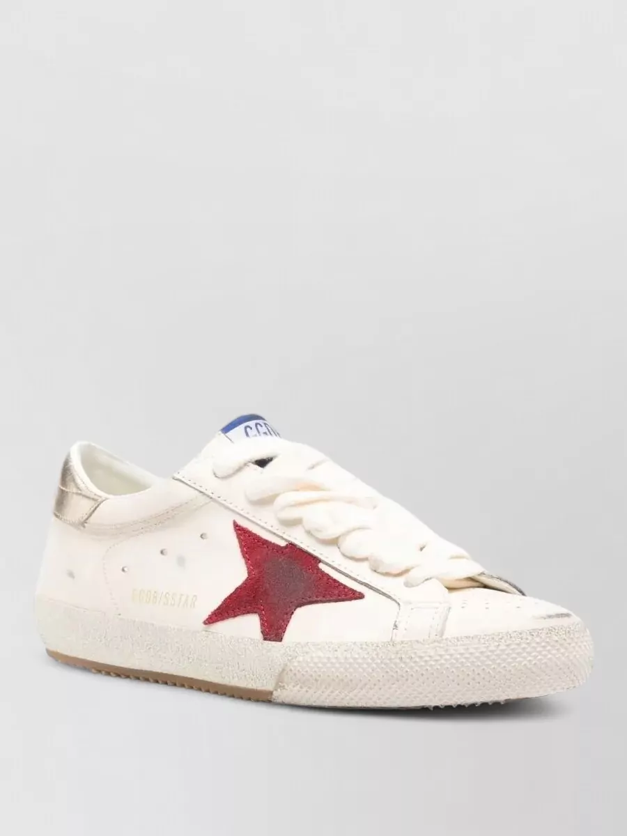 Golden Goose Leather Super Star Low-Top Sneakers