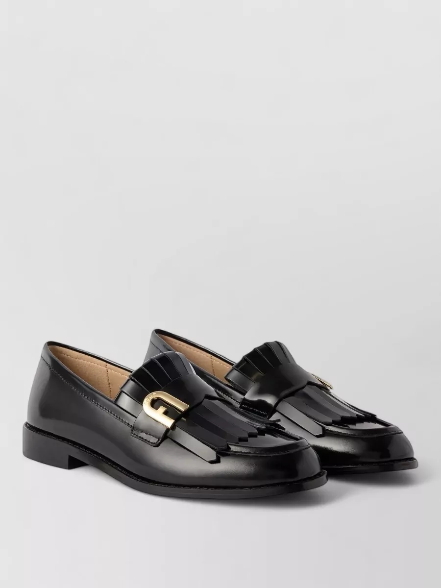 Furla leather chelsea boots