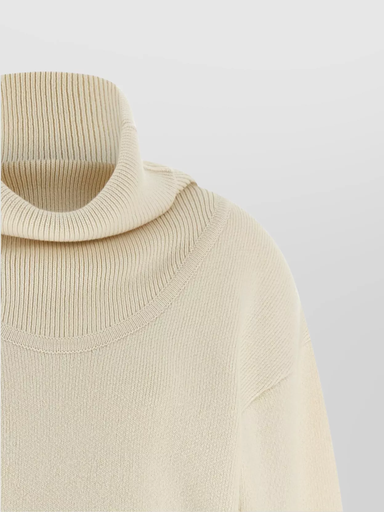 Jacquemus Cozy Turtleneck Sweater Dropped Shoulders