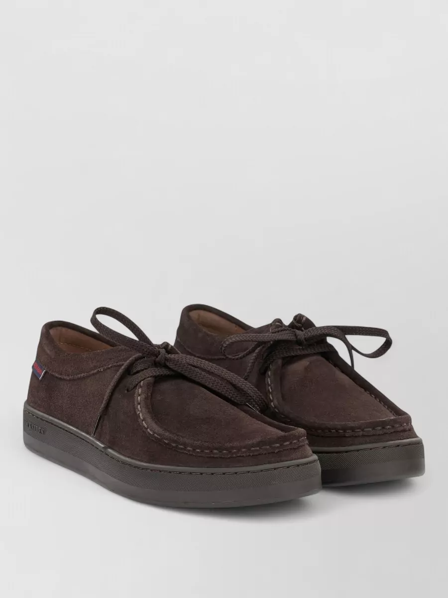 Sebago leather lace-up loafers