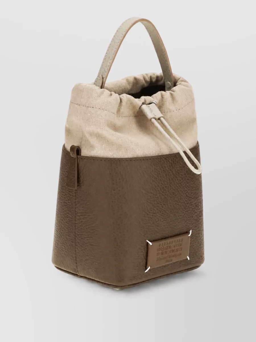 Maison Margiela 5Ac Leather Mini Bucket Bag