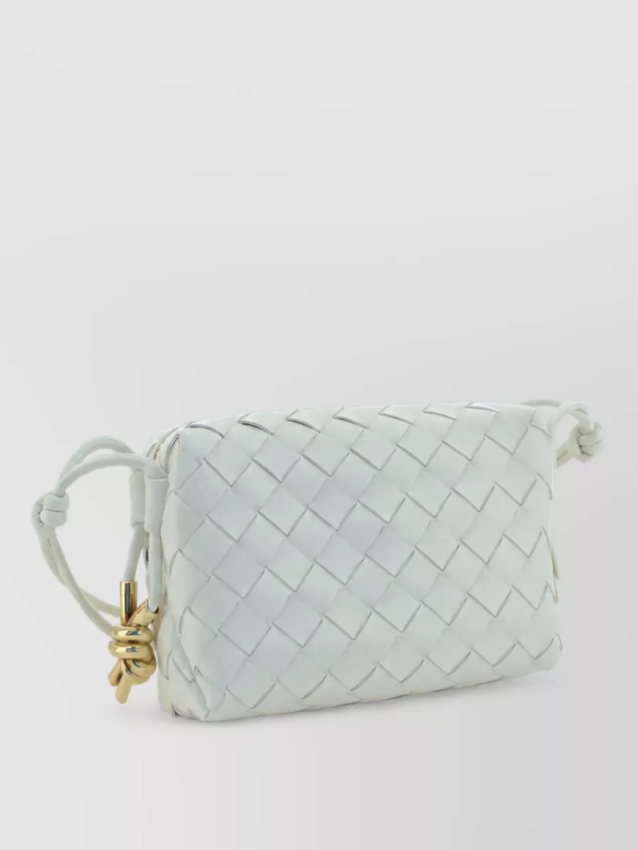 Bottega Veneta Loop Leather Clutch Bag