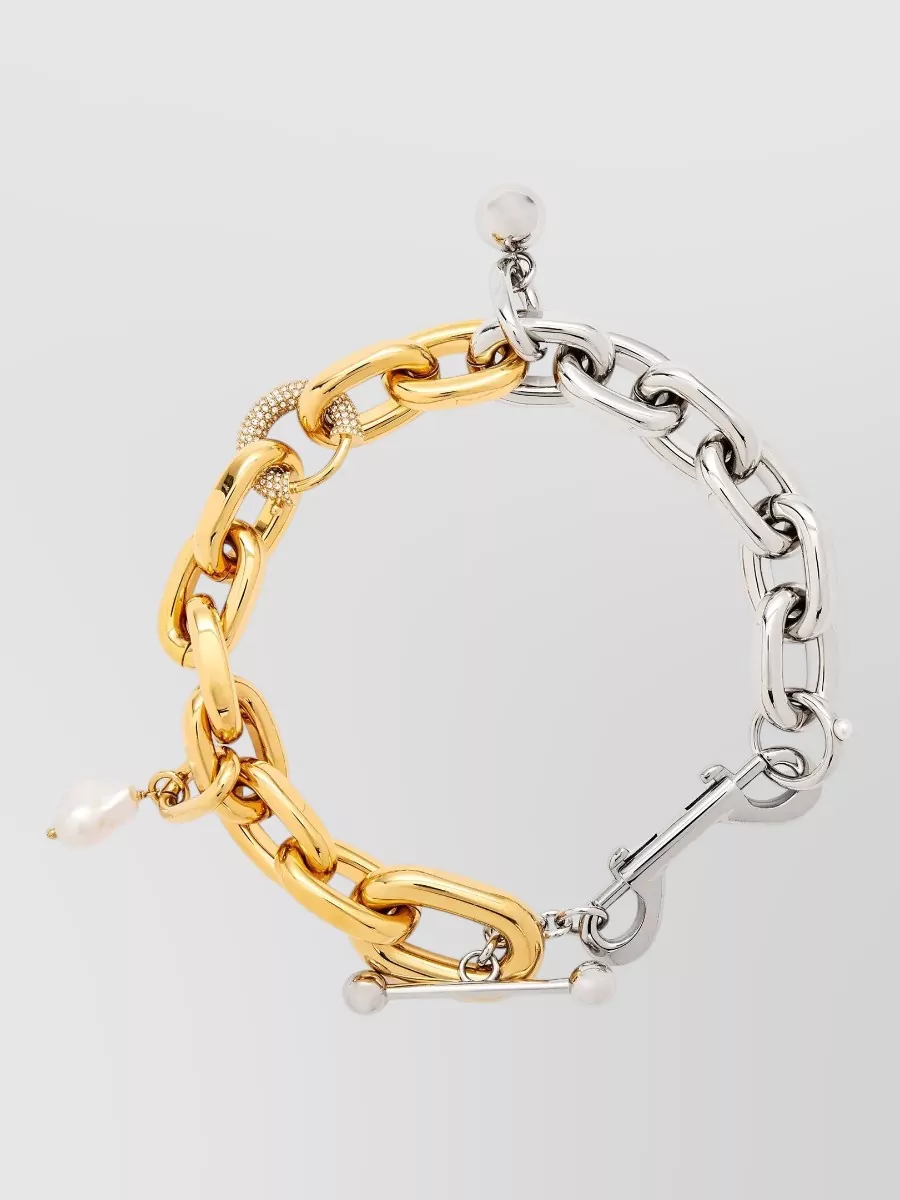 Paco Rabanne crystal-embellished chain necklace
