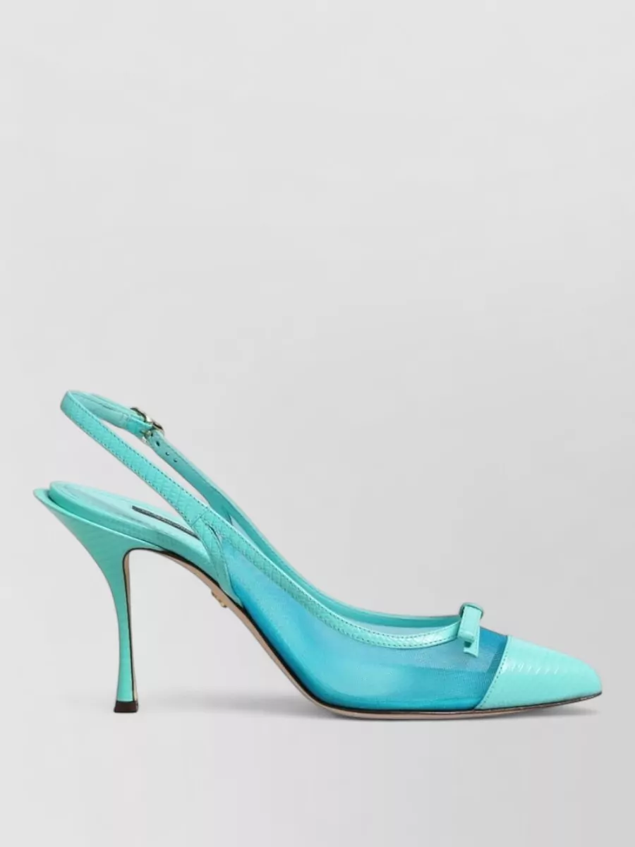 Dolce&Gabbana Leather Slingback Pumps