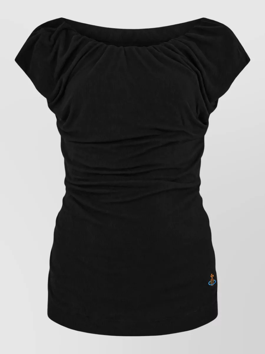 Vivienne Westwood gathered short-sleeve top