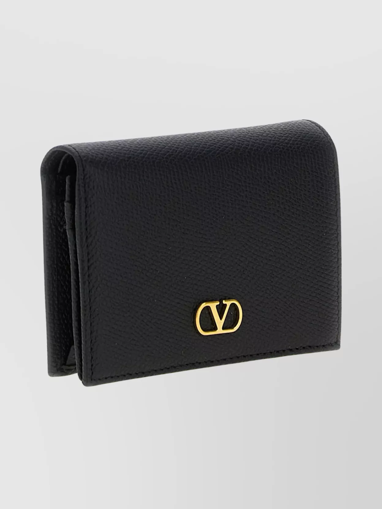 Valentino Garavani Vlogo Signature Textured Wallet